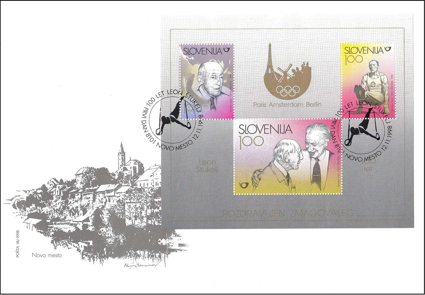 100. ROJSTNI DAN OLIMPIONIKA LEONA ŠTUKLJA